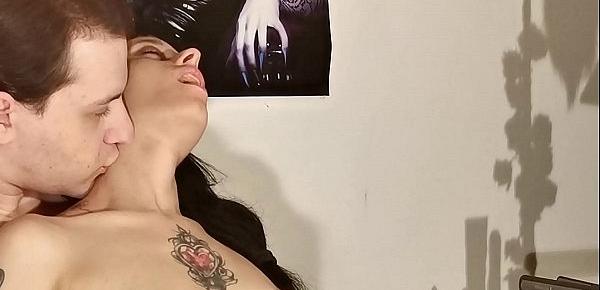  Neck fetish for a tattoed slim teen slut pt1 HD